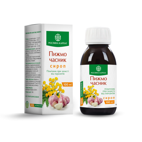 Сироп Пижма - чеснок 100 мл