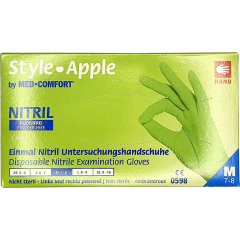 Перчатки нитриловые Style М зеленые 100 шт (50 пар)