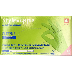 Перчатки нітрилові Style XS зелені 100 шт (50 пар)