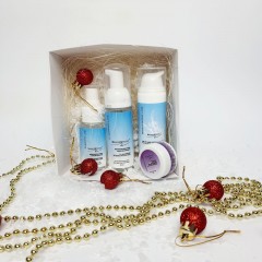 Набор зимний (Тоник 50мл, пенка 50мл, энзимная пилинг пудра 10г и крем -маска 50мл) NanoeStetic