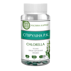 Спіруліна Р.К. Chlorella 60 кап.