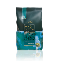 Віск гарячий плівковий в гранулах Азулен, ITALWAX Top Formula (Італія),1000 г