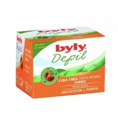 Теплый воск для депиляции персик и папайя byly depil peach-papaya 250 мл